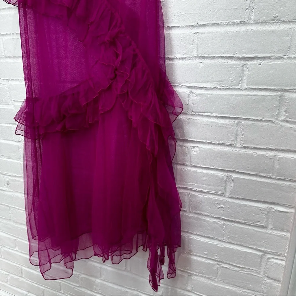 FREE PEOPLE Strike A Pose Ruffle Slip Maxi Skirt - Picture 4 of 7